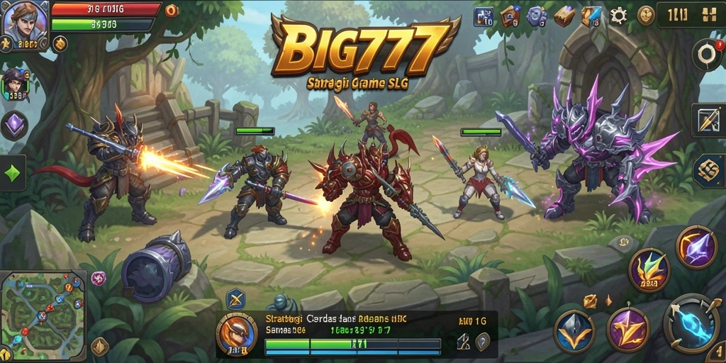 Screenshot tampilan gameplay SLG yang intens dan strategis.
