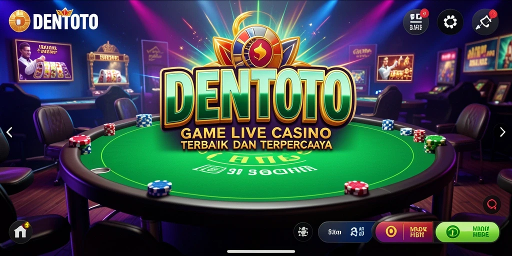 Tampilan gameplay DENTOTO yang menarik dan interaktif.