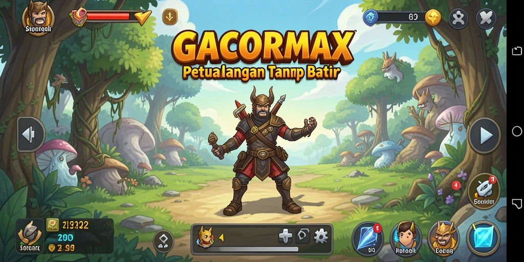 Screenshot GACORMAX menampilkan aksi seru gameplay Idle.