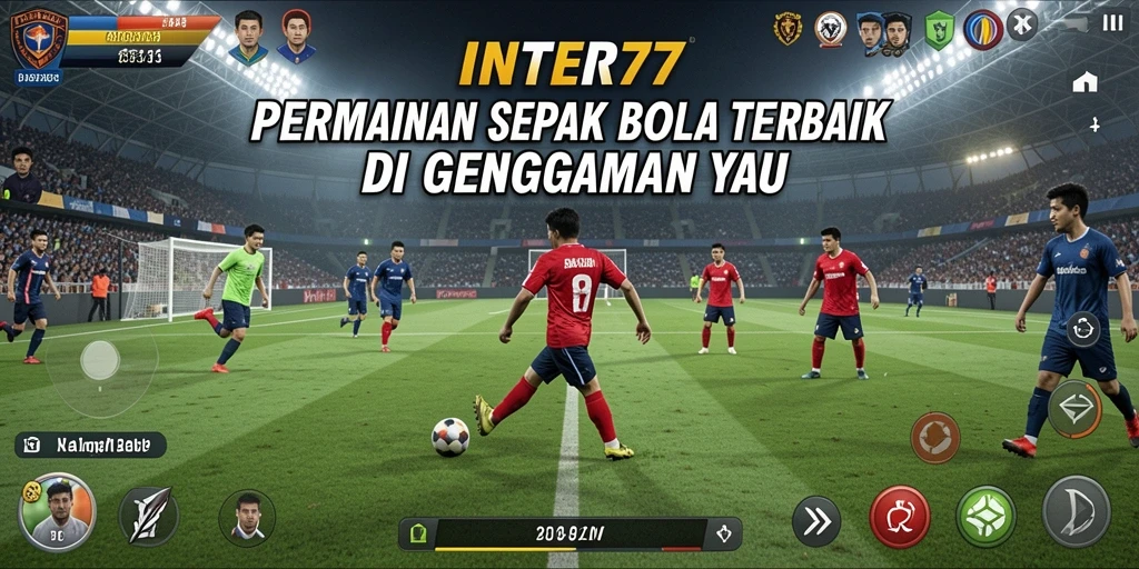 Tampilan gameplay menegangkan saat berhadapan dengan lawan dalam INTER77.