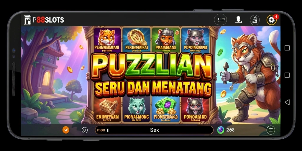 Tampilan menarik dari gameplay <strong>PP88SLOTS</strong> yang menampilkan puzzle seru.