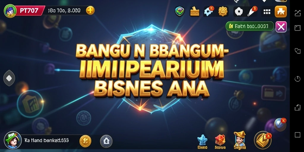 Tampilan gameplay PT707 yang menarik dan realistis dalam membangun bisnis.